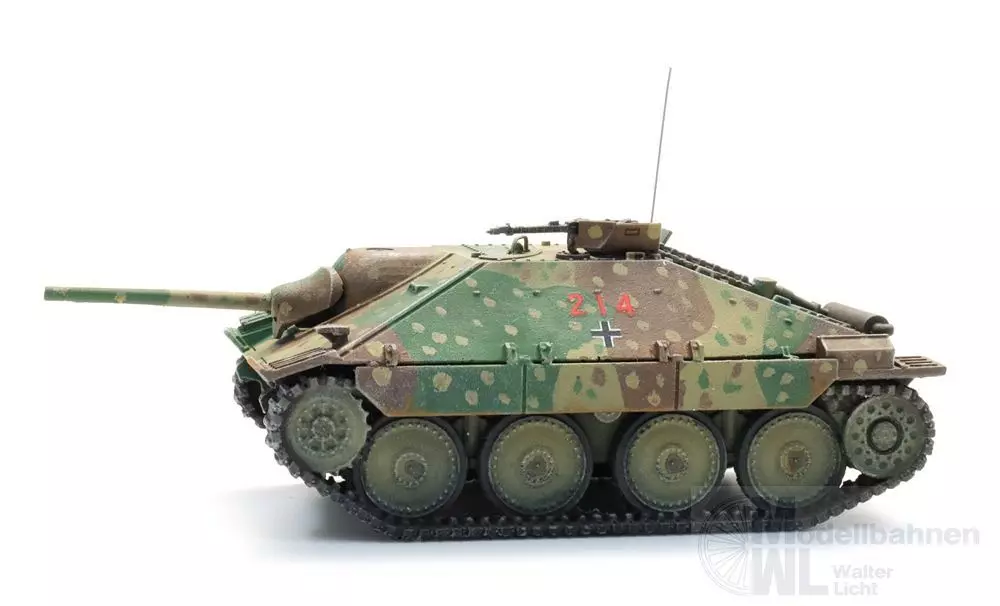 ARTITEC b.v. 6870632 - WM Jagdpanzer 38t Hetzer Hinterhalt Fertigmodell H0 1:87