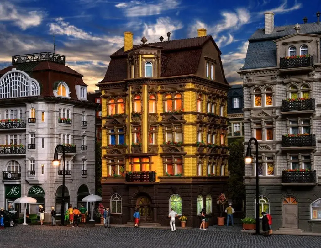 Vollmer 43813 - Wohnhaus Schlossallee 3 P H0 1:87