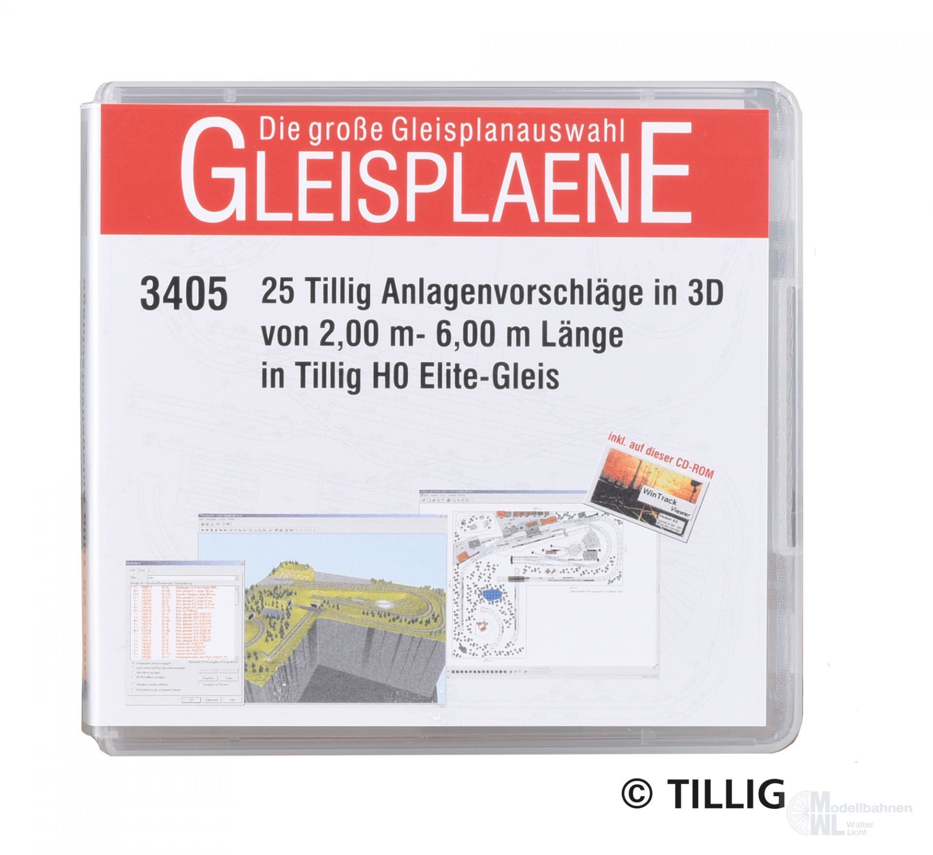 Tillig 09544 - Gleispläne 25 Vorschläge 2,0 - 6,0 m H0/GL Tillig 09544 - Gleispläne 25 Vorschläge 2,0 - 6,0 m H0/GL
