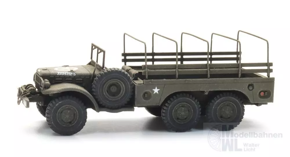 ARTITEC b.v. 6870771 - US Dodge WC63 (mit Winde) H0 1:87 Fertigmodell