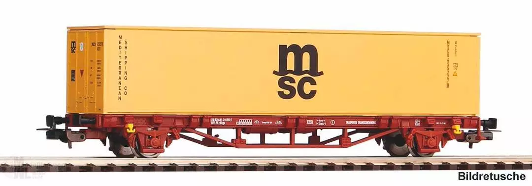 Piko 27751 - Containertragwagen FS Ep.VI MSC 40ft H0/GL