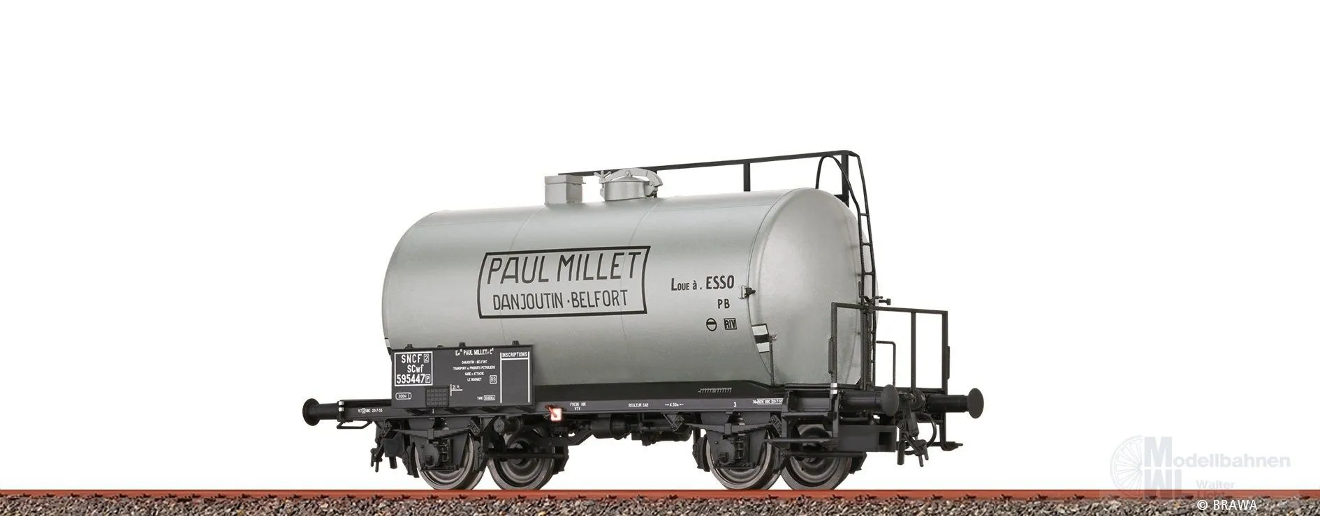 Brawa 50054 - Kesselwagen SCwf SNCF Ep.III Paul Millet H0/GL
