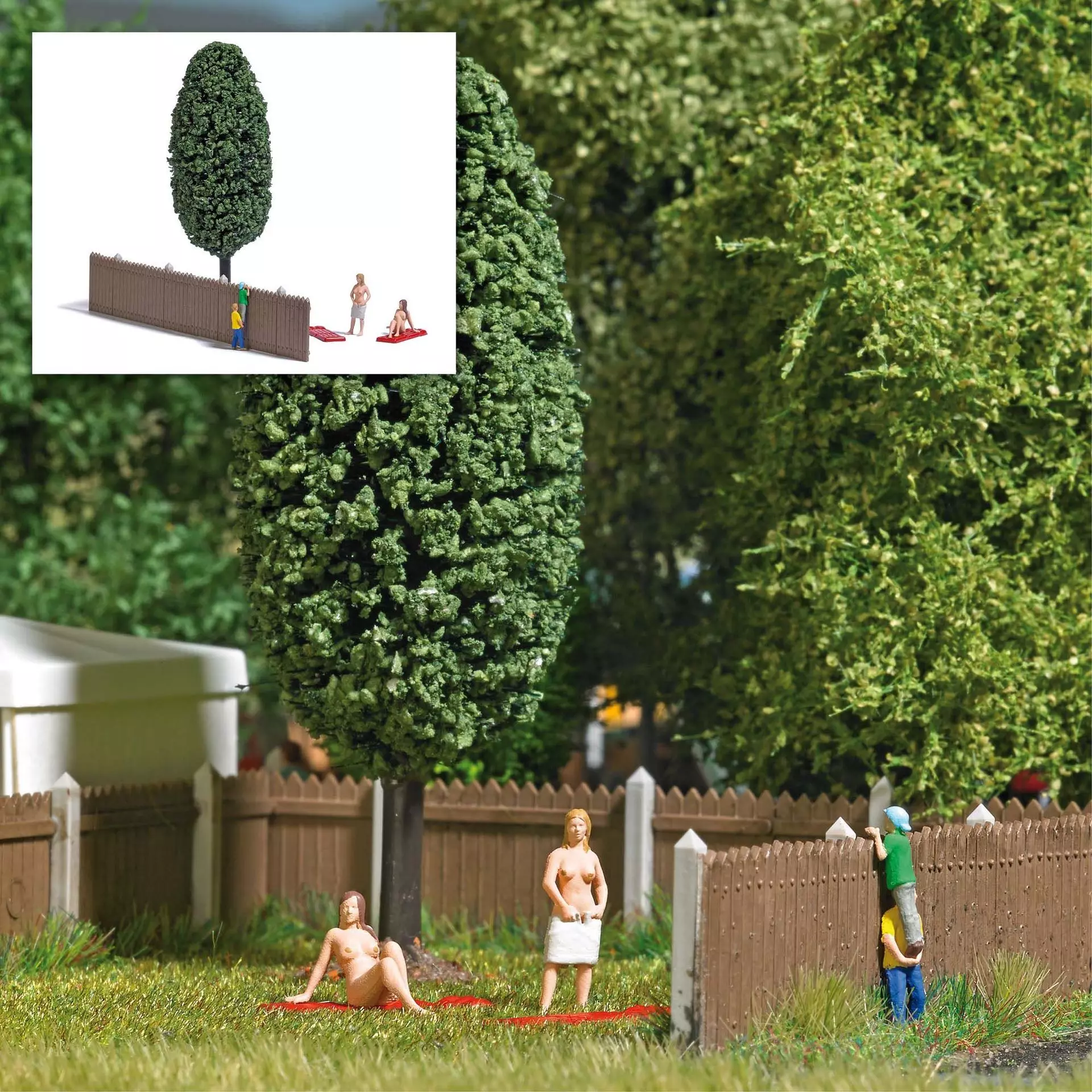 Busch 7949 - A-Set: FKK H0 1:87