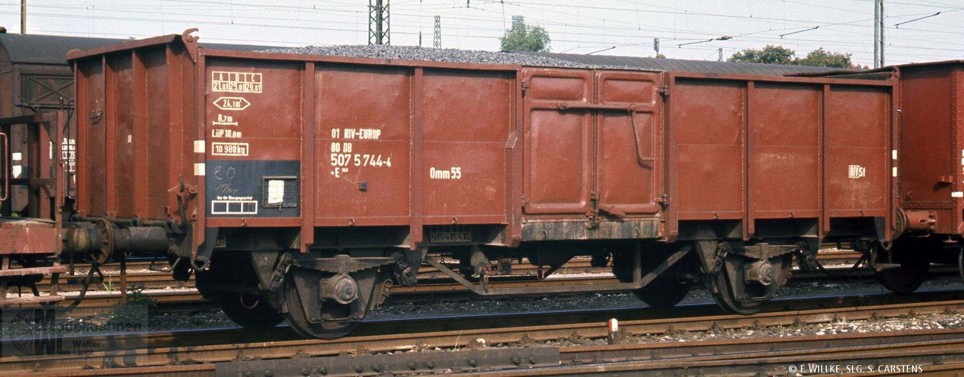 Brawa 50061 - Güterwagen offen DB Ep.IV 01 80 507 5 744-4 H0/GL