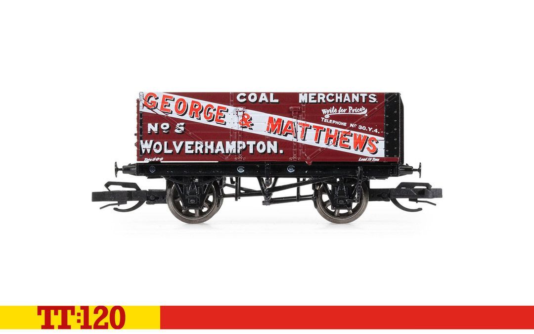 HORNBY TT TT6001 - Güterwagen 7 Plank Wagon George & Matthews No. 5 TT 1:120