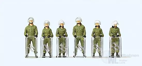 Preiser 10395 - Bereitschaftspolizei. Einsatz H0 1:87