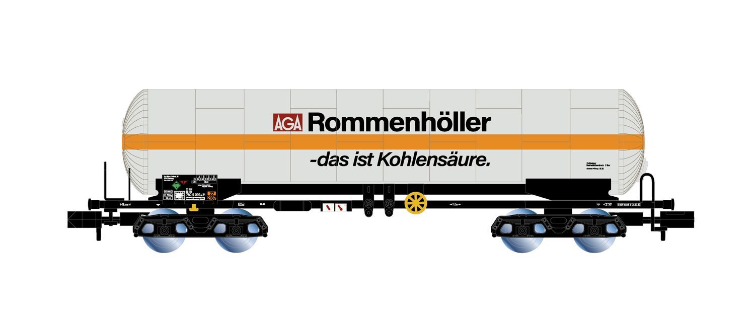 Arnold 6599 - Gaskesselwagen DB Ep.IV Rommenhöller N 1:160