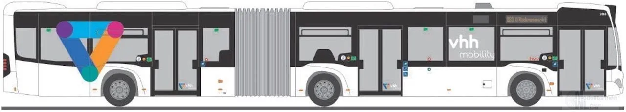 Rietze 69328 - Mercedes-Benz Citaro G ´12 vhh mobility H0 1:87