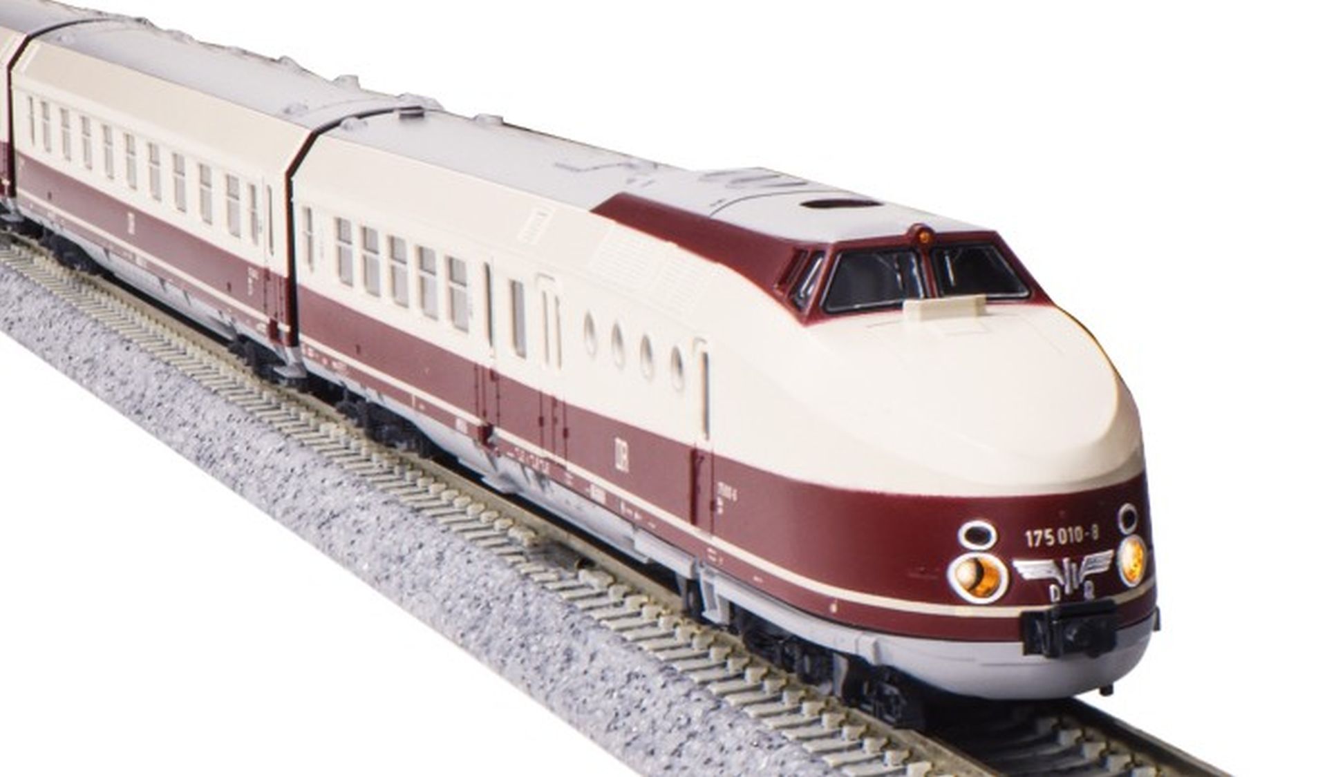 Kato 10-747-1 - Triebzug VT18.16 DR Ep.VI 4-tlg. SVT Görlitz N 1:160/Sound