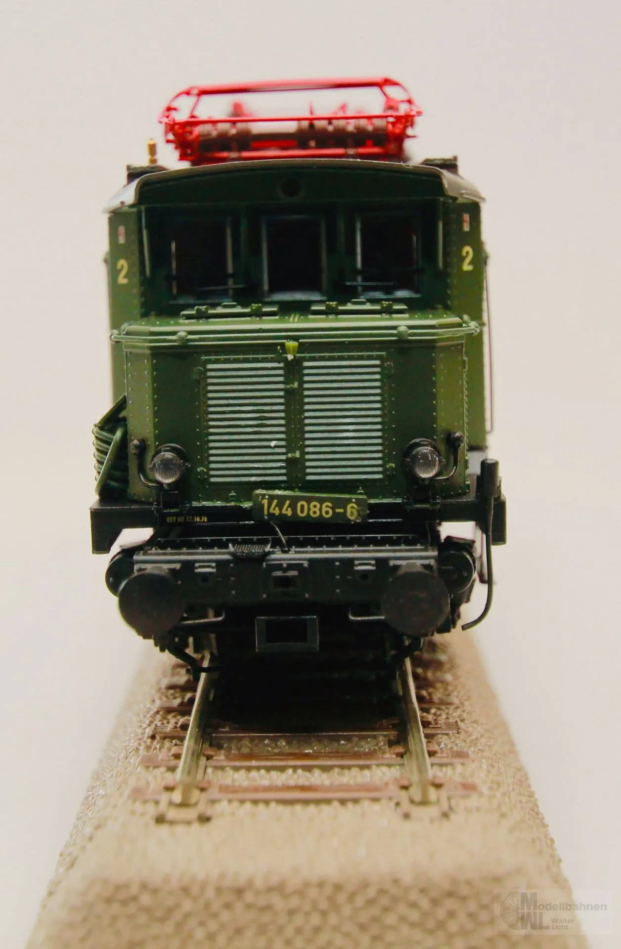 Brawa 43452 - BRAWA - E-Lok BR 144 086-6 DB Ep.IV grün H0/GL Sound