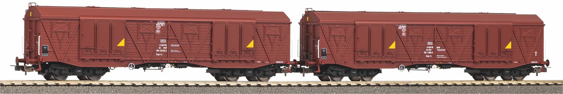 Piko 58286 - Güterwagen Set PKP Ep.IV 2.tlg. 401Ka H0/GL