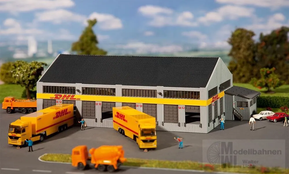 Faller 231733 - Logistik-Zentrum DHL mit Figuren N 1:160