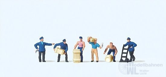 Preiser 79016 - Güterbodenpersonal N 1:160