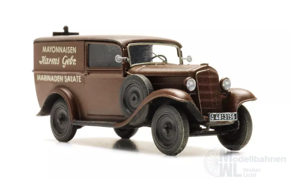 ARTITEC b.v. 387.648 - Opel P4 Kastenwagen Harms Fertigmodell H0 1:87
