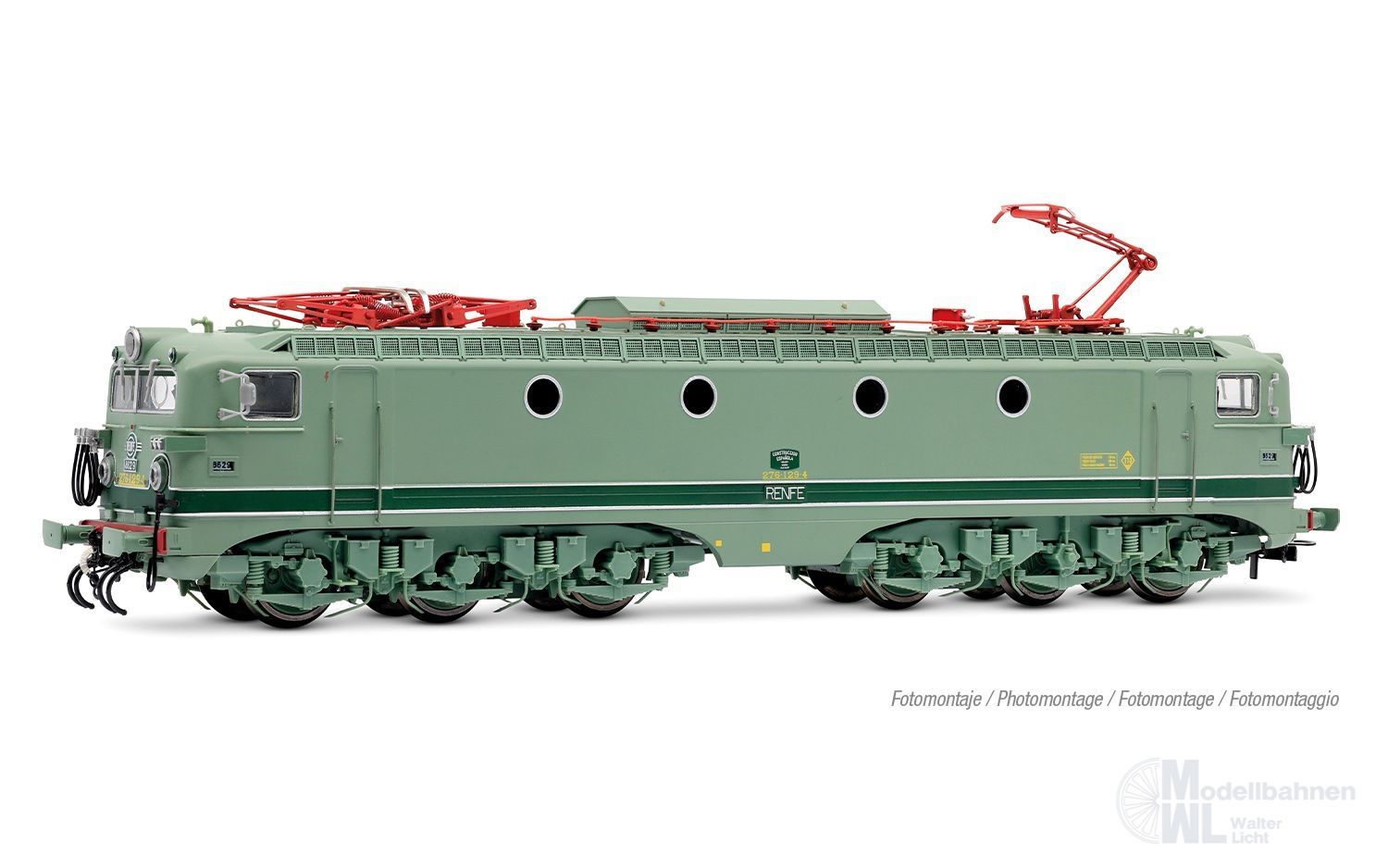 Electrotren 2041S - E-Lok Serie 276-129 RENFE Ep.IV grün H0/GL Sound