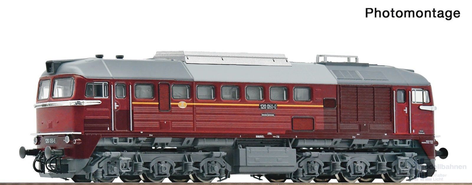 Roco 7380035 - Diesellok 120 050-0 DR Ep.IV TT 1:120