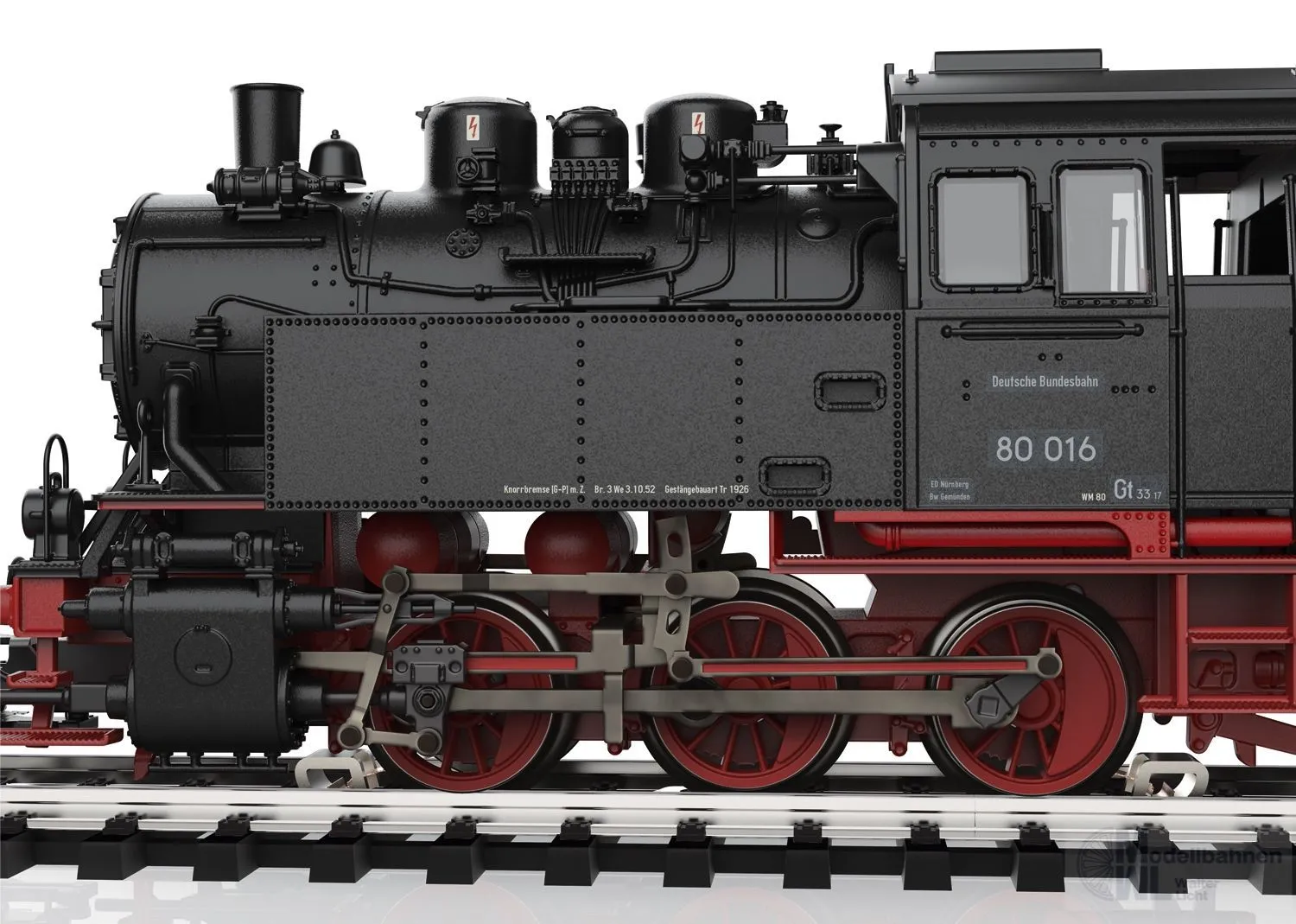 Märklin 37066 - Dampflok BR 80 DB Ep.III H0/WS Sound