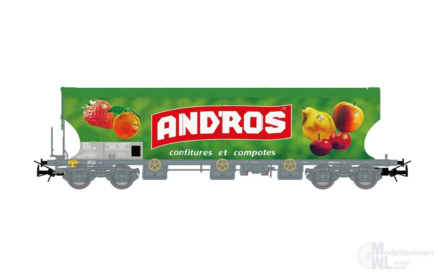 Jouef 6318 - Silowagen SNCF Ep.IV Andros H0/GL