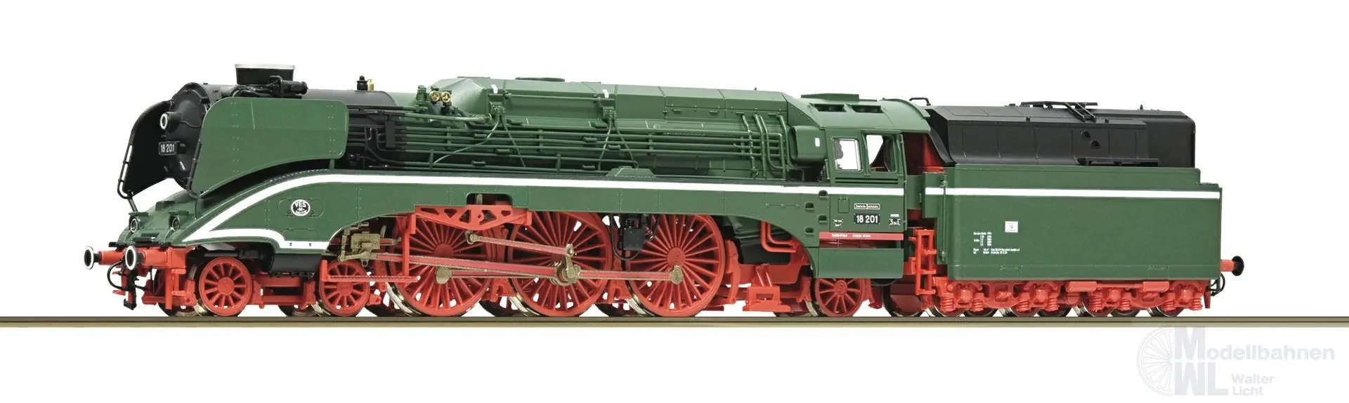 Roco 7180017 - Dampflok 18 201 DR  Ep.IV 65 Jahre TT 1:120