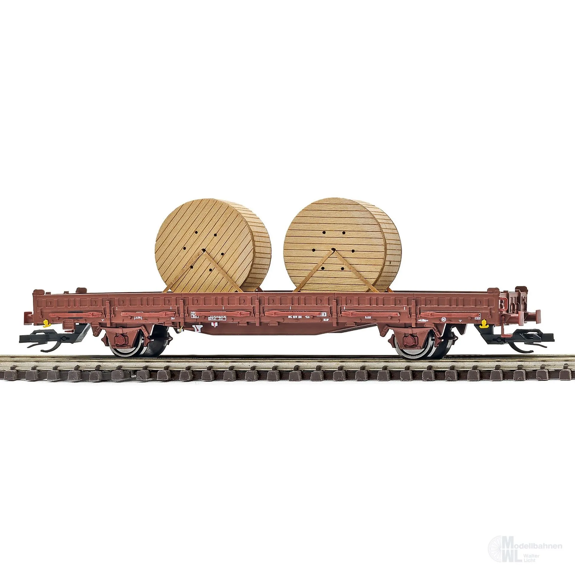 Busch 31519 - Flachwagen DR Ep.IV Ks Ladegut Kabeltrommel TT 1:120