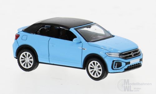PCX-Models 870600 - VW T-Roc Cabriolet geschlossen hellblau 2022 H0 1:87