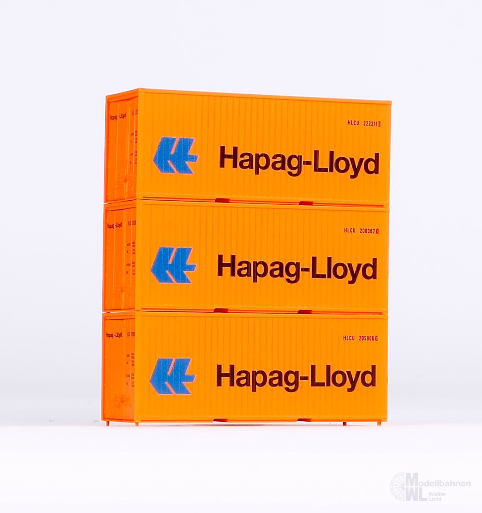 Piko 56202 - Containerset Hapag Lloyd 3 Stück H0 1:87