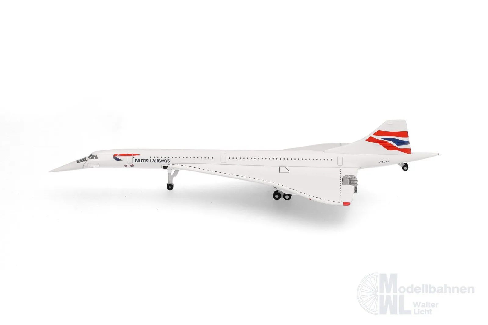 Herpa 539203 - Concorde BA Union Flag livery 1:500