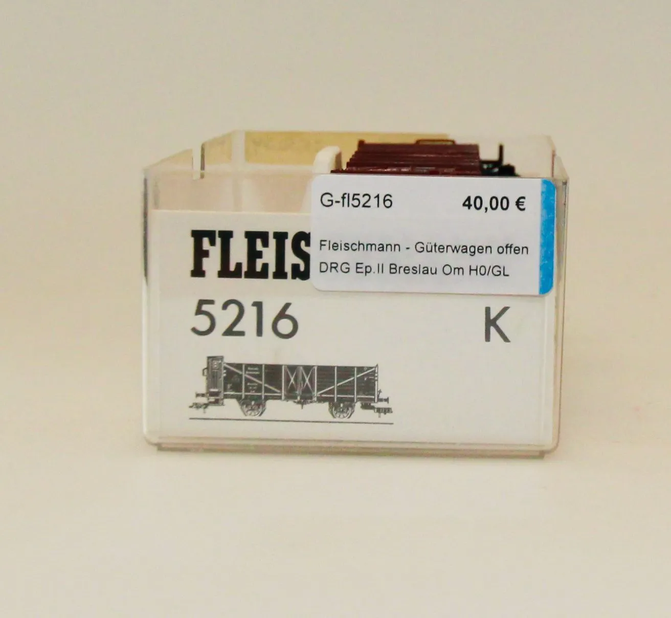 Fleischmann 5216 - Fleischmann - Güterwagen offen DRG Ep.II Breslau Om H0/GL 