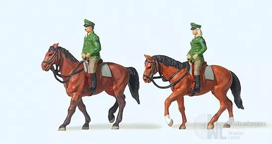 Preiser 10390 - Berittene Polizei Deutschland H0 1:87