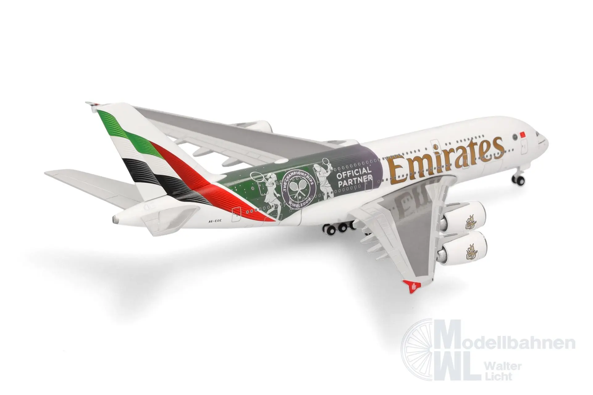 Herpa 538664 - Airbus A380 Emirates Wimbledon 1:500