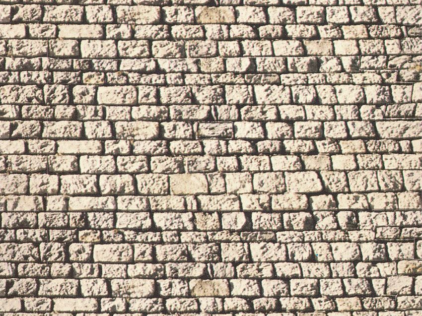 Noch 57750 - Mauerplatte Sandstein extra lang, 64 x 15 cm 0/H0/TT