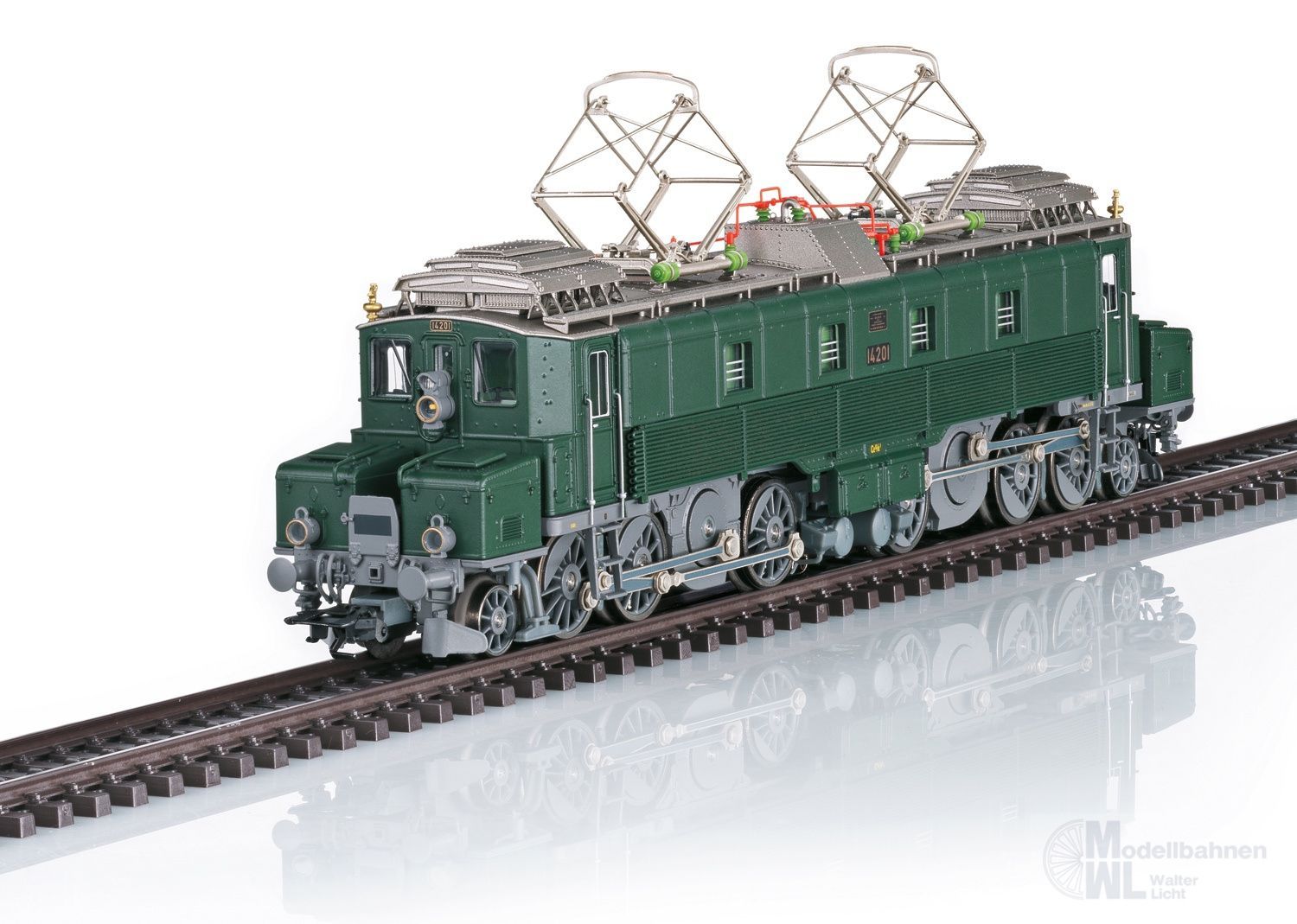 Märklin 39521 - E-Lok Ce6/8 I SBB Ep.III Köfferli grün H0/WS