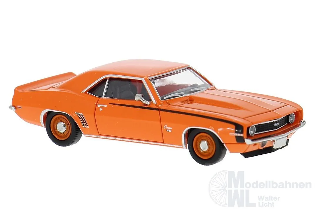 Brekina 18376 - Chevrolet Camaro 1969 orange H0 1:87