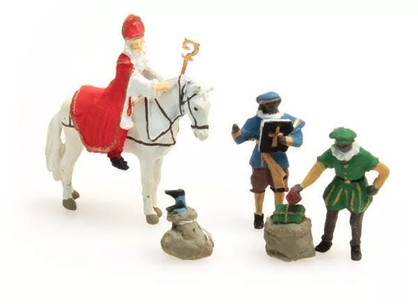 ARTITEC b.v. 387.41 - Sinterklaas u. schwarz. Peter H0 1:87