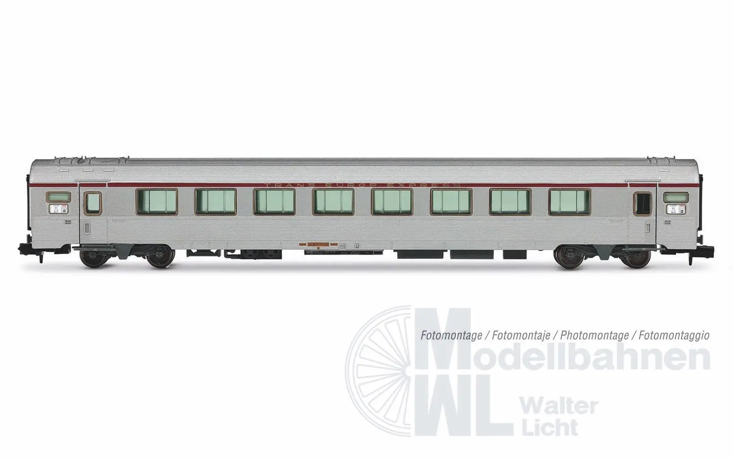 Arnold 4500 - Personenwagen Set SNCF Ep.IV TEE Mistral 3.tlg. N 1:160