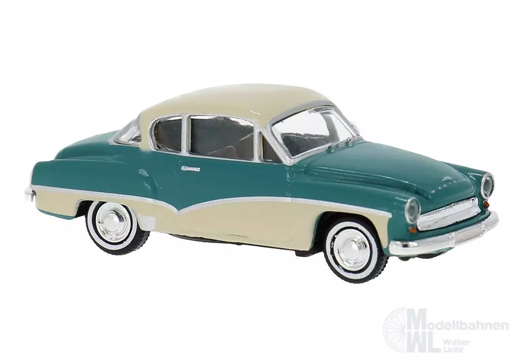 Brekina 27162 - Wartburg Coupe in türkisgrün H0 1:87