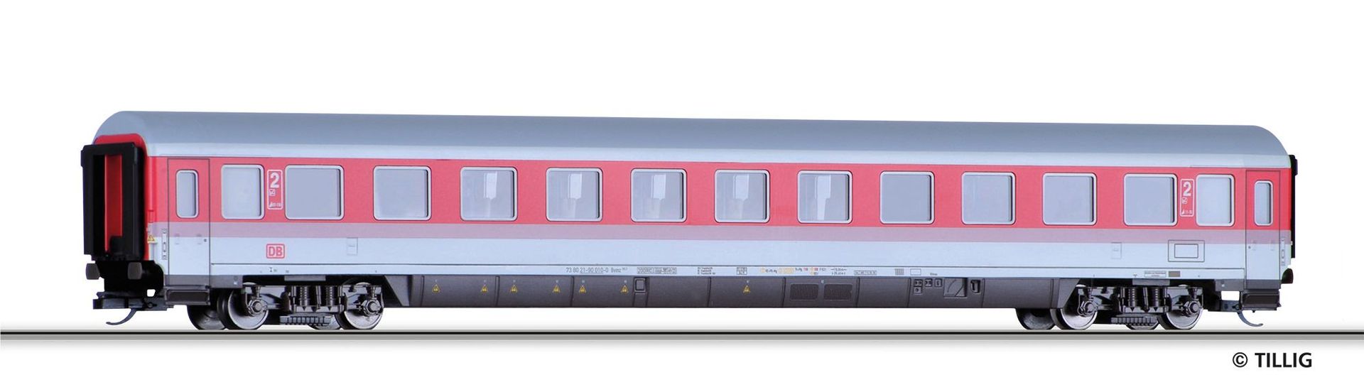 Tillig 16542 - Personenwagen DB Ep.IV 2.Kl. Bvmz 185 2.Betr.Nr. TT 1:120