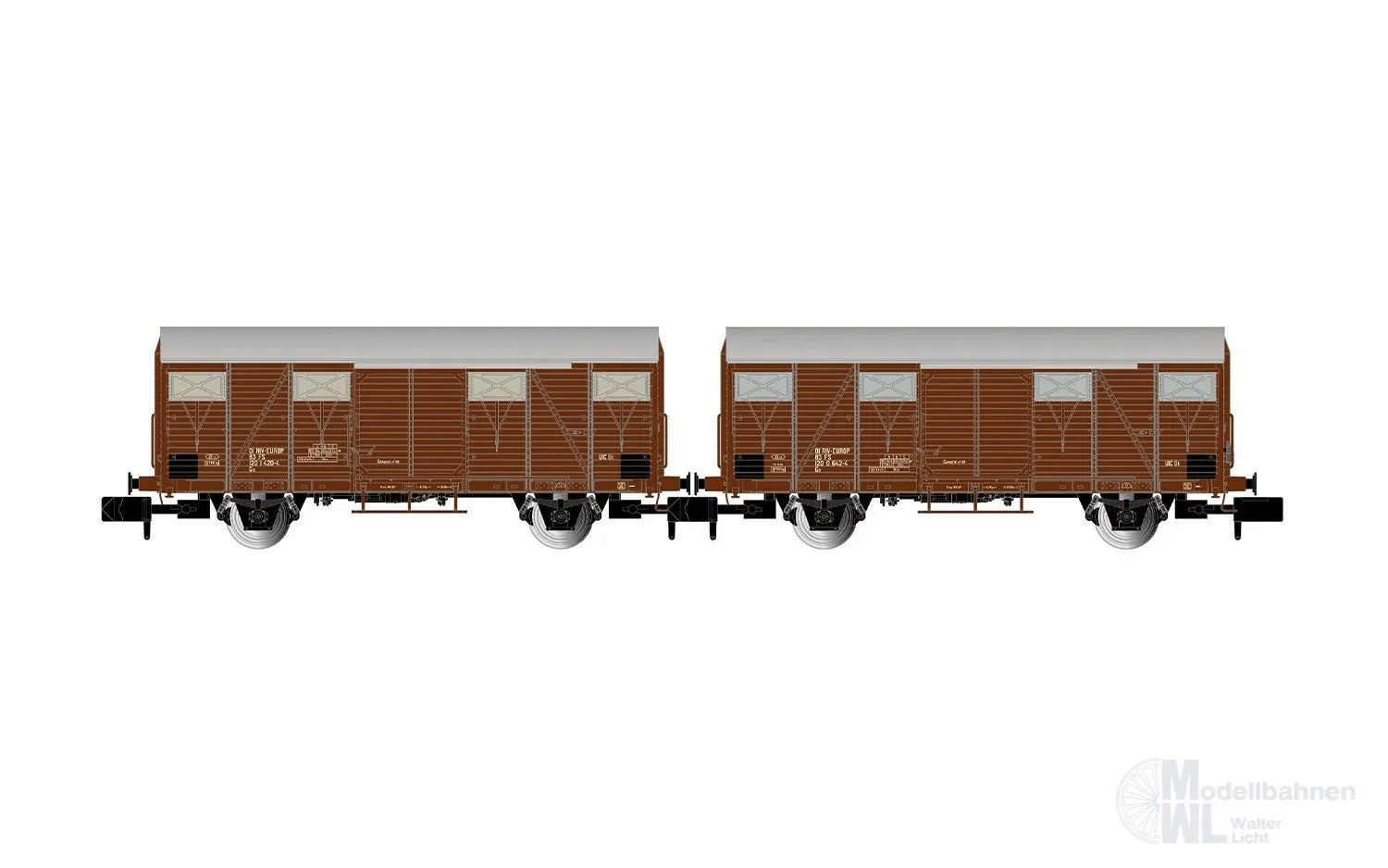 Arnold 6715 - Güterwagen Set FS Ep.IV 2.tlg. N 1:160