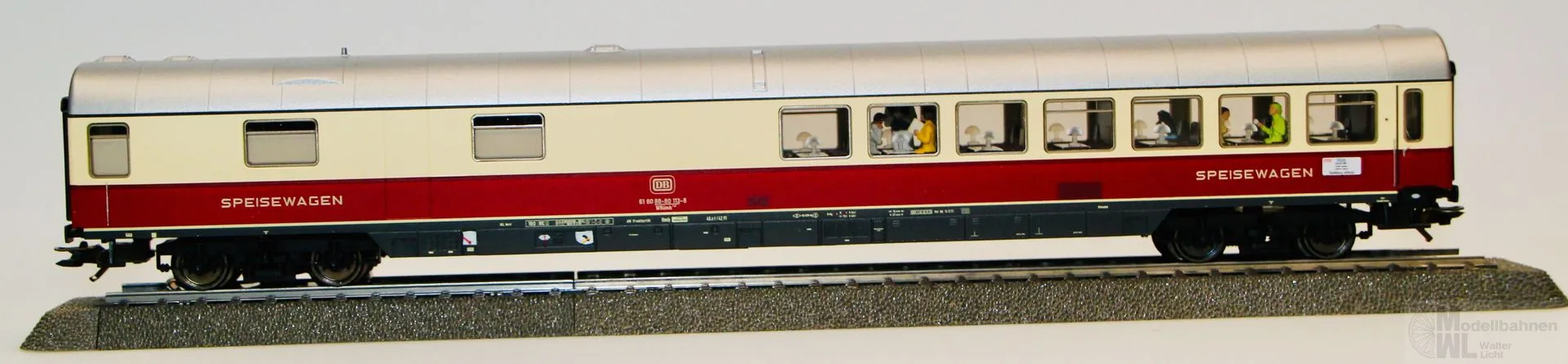 Märklin 43866 - MÄRKLIN - MHI Speisewagen DB Ep.IV mit Sound H0/WS