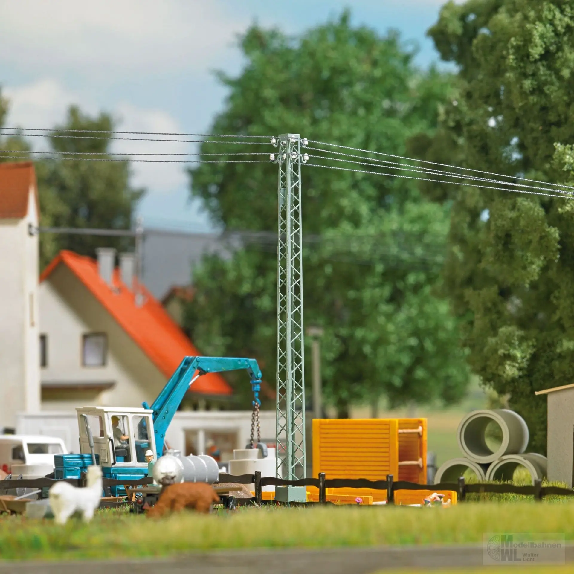 Busch 1752 - Freileitung Gittermast 105mm N 1:160