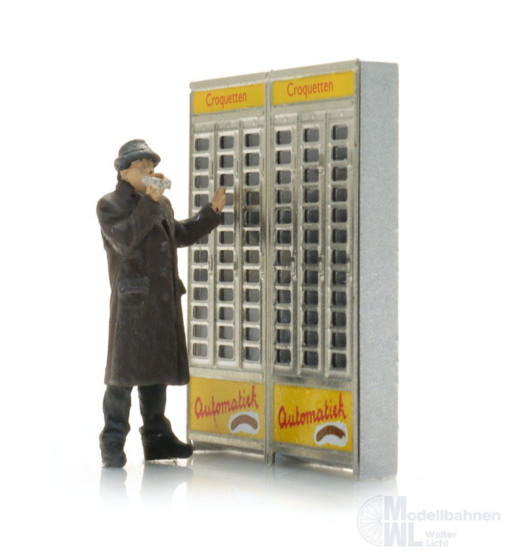 ARTITEC b.v. 387.680 - Automatenrestaurant mit Figur Fertigmodell H0 1:87