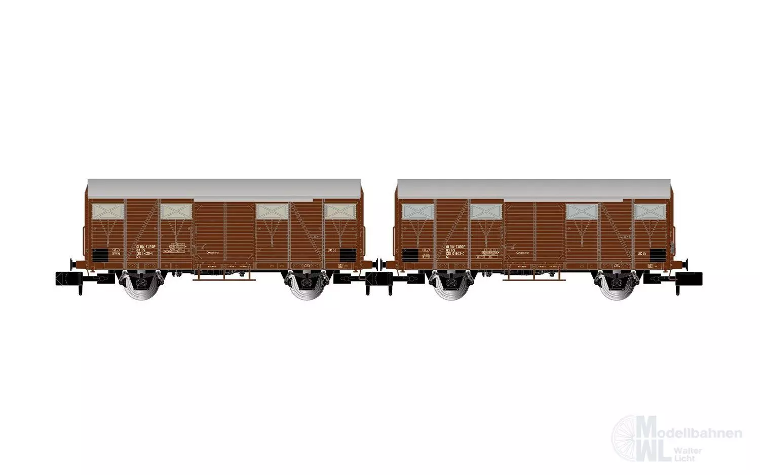 Arnold 6715 - Güterwagen Set FS Ep.IV 2.tlg. N 1:160