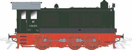 Lenz 40110-04 - Diesellok V36 031 DR Ep.III Spur 0
