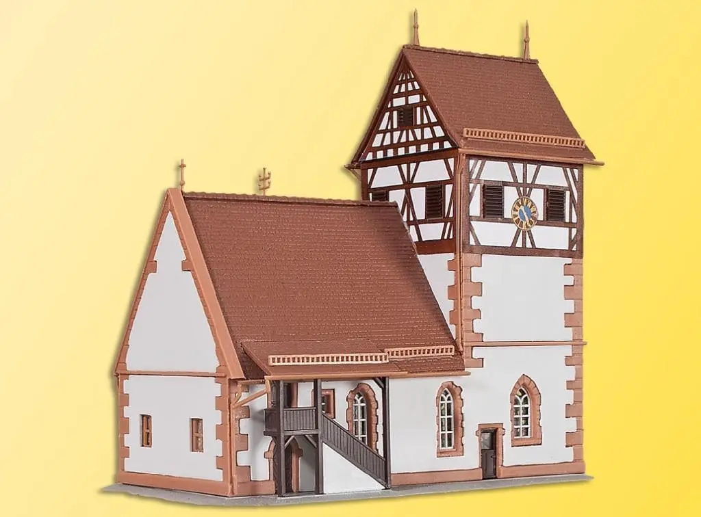 Kibri 37027 - Kirche Schanbach N 1:160