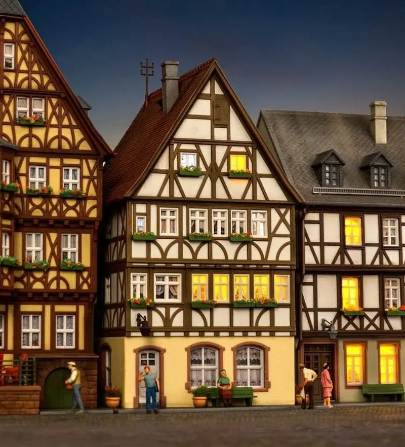 Kibri 38903 - Fachwerkhaus am Markt in Miltenberg H0 1:87