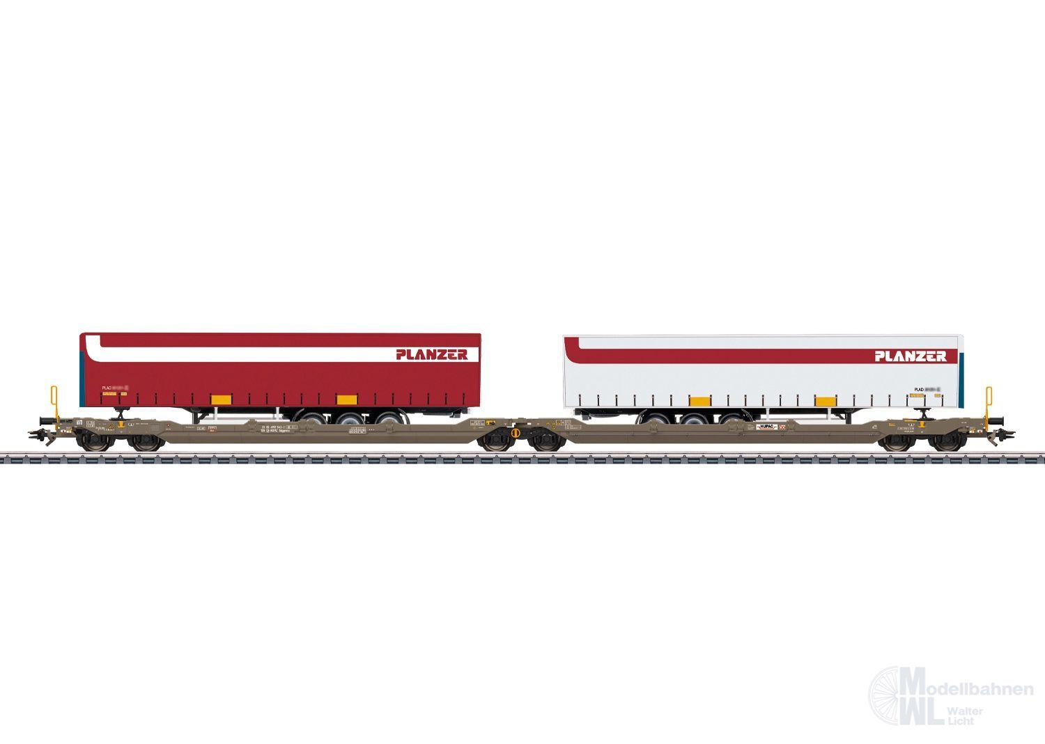 Märklin 47475 - Gelenk-Taschenwagen HUPAC AG Ep.VI H0/WS