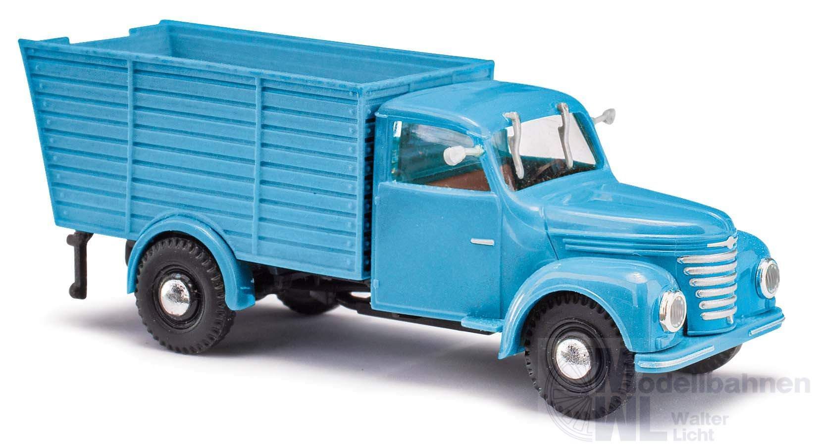 Busch 52098 - Framo V901/2 Tiertransporter blau Baujahr 1954 H0 1:87 Busch 52098 - Framo V901/2 Tiertransporter blau Baujahr 1954 H0 1:87