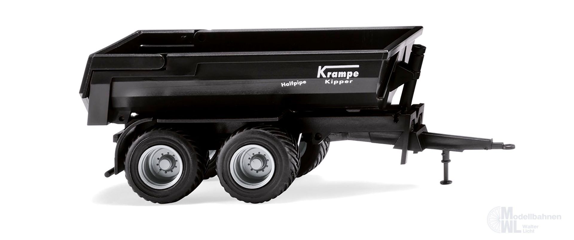 Wiking 038819 - Krampe Halfpipe Muldenkipper schwarz H0 1:87 Wiking 038819 - Krampe Halfpipe Muldenkipper schwarz H0 1:87