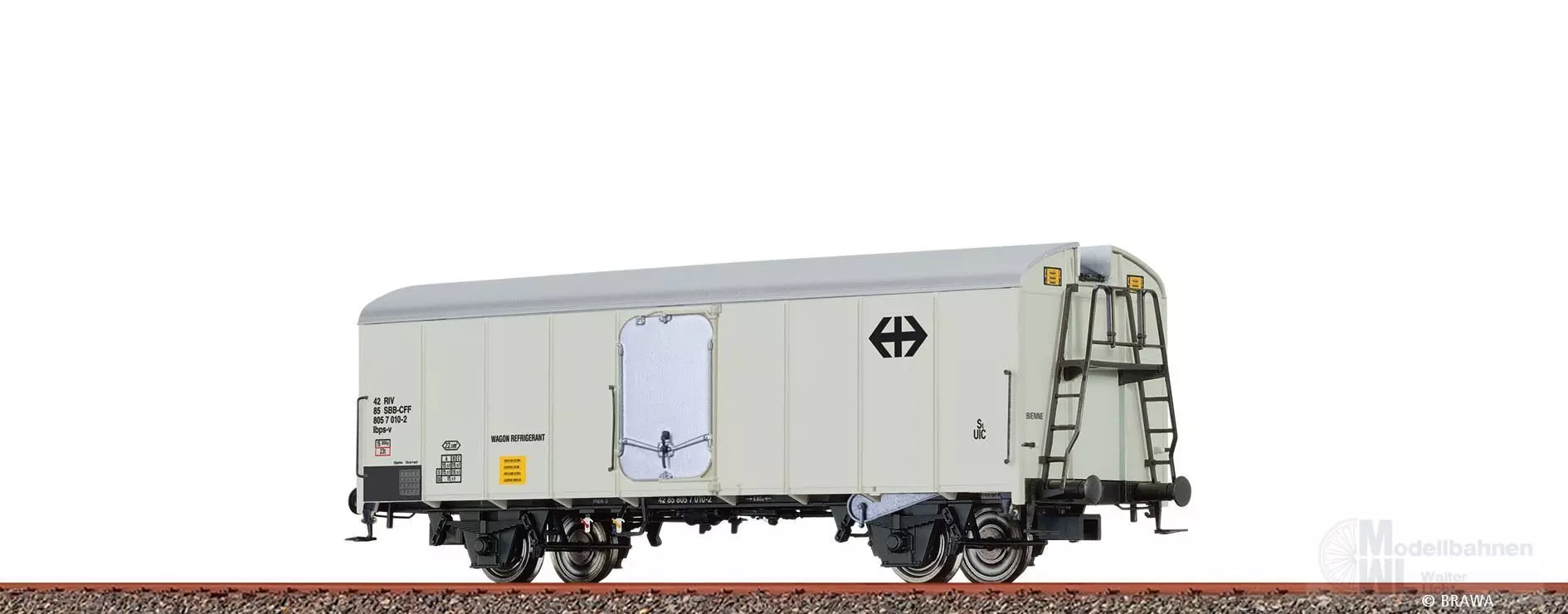 Brawa 51152 - Kühlwagen SBB Ep.IV Ibps-v H0/GL