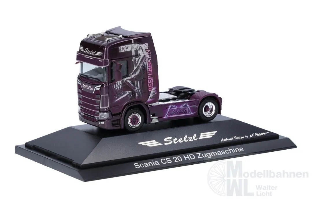 Herpa 111157 - Scania CS 20 Hochdach Zugmaschine 2achs Stelzl H0 1:87